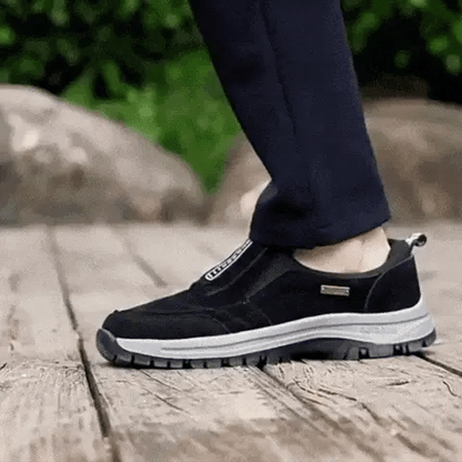🔥 ¡Oferta especial de hoy: 50 % de descuento! 👞 Zapatos ortopédicos de ante de alta calidad para hombre ✅ Alivian el dolor de pies ✅ Soporte para el arco plantar: comodidad durante todo el día