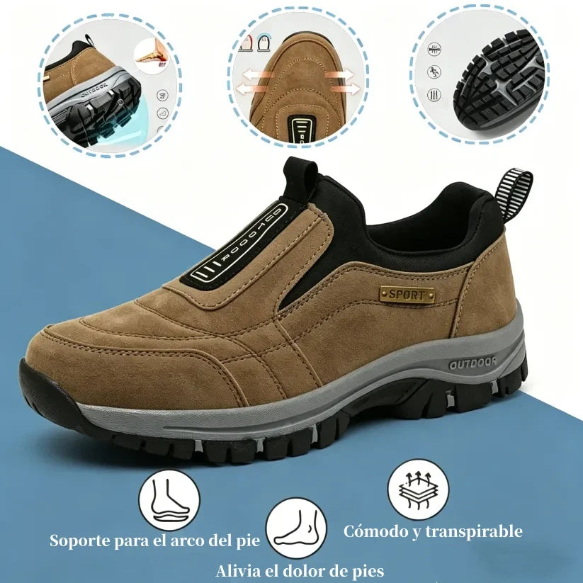 ⏰ ¡30% de descuento hoy! ¡No te lo pierdas! 🔥 Calzado ortopédico de alta calidad con diseño ergonómico y excelente soporte 🦶 Soporte para el arco del pie: ayuda a aliviar el dolor de pies.