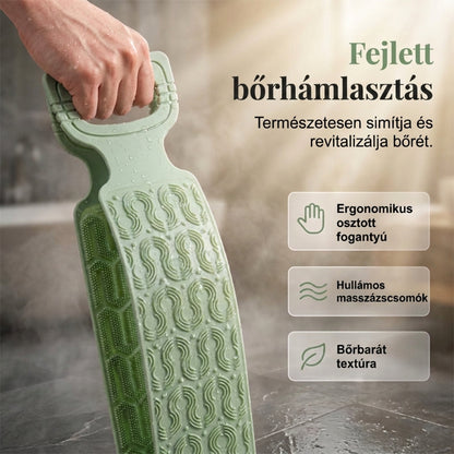 Pohodlná silikónová kefa na umývanie chrbta