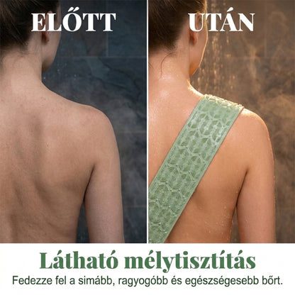 Pohodlná silikónová kefa na umývanie chrbta
