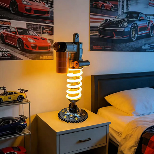 🔥Inšpirované svetlo na tlmič odpruženia - nastaviteľné LED svetlo pre hráčov a automobilových nadšencov
