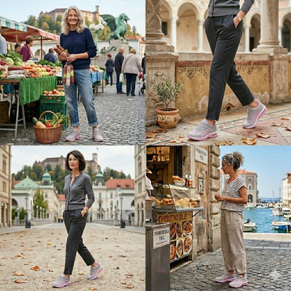 ¡50% de descuento por tiempo limitado! 🔥 Zapatos para mujer, ligeros y cómodos: perfectos para usar todo el día, fáciles de poner y quitar. ✅ Impermeables y antideslizantes.