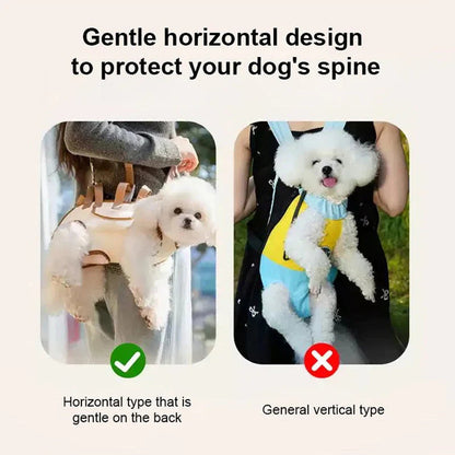 🐕🎒 Prepravka pre domáce zvieratá 2 v 1 - priedušná, bezpečná, pohodlná