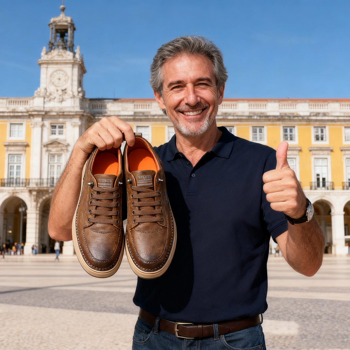 Sandbrove® 【⏰¡Hoy a mitad de precio! ⚡】Zapatos de piel española hechos a mano | Elegantes y refinados | Cómodos y transpirables | Alivian el dolor de pies | Acompañan al hombre en cada paso