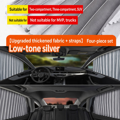 Slnečné clony na bočné okná automobilu
