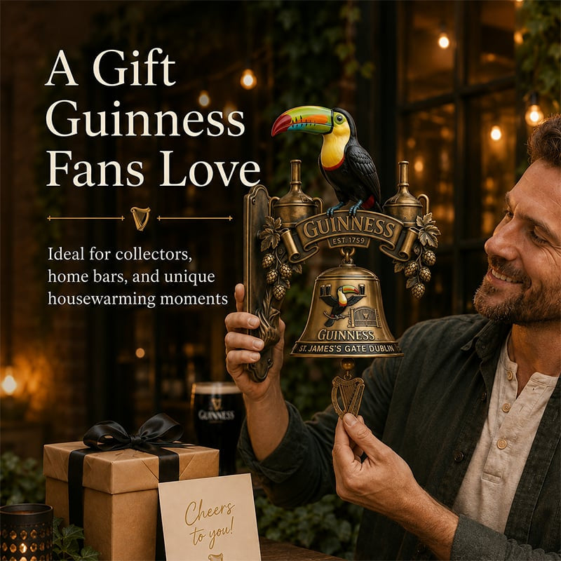 Liatinový zvonček Guinness Toucan