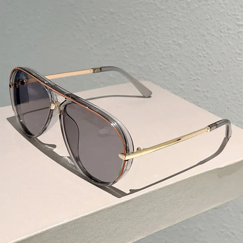 🕶50% ZĽAVA!! ⏰Dámske retro slnečné okuliare s dvojitým mostíkom