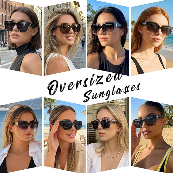 🕶️ Polarizované slnečné okuliare pre ženy - ochrana UV400, kvetinový rám, nosia sa cez dioptrické okuliare
