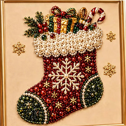 🎄🎅 Vianočná maľovacia sada s korálkami a kamienkami, tvorivé dielne pre deti a dospelých