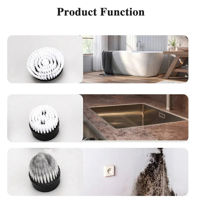 🧹50% ZĽAVA 🔋 Elektrická čistiaca kefka – 7 vymeniteľných hlavíc a 💧