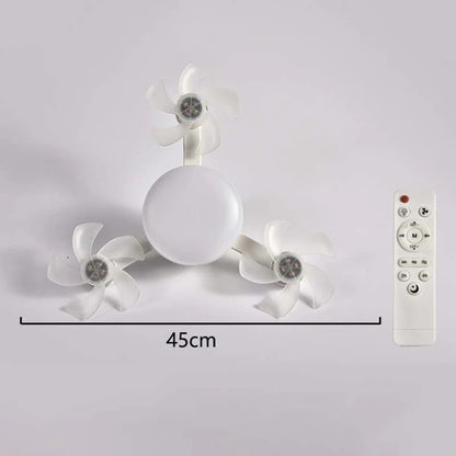🌀 50% zľava💥Stropný ventilátor s LED lampou a diaľkovým ovládaním