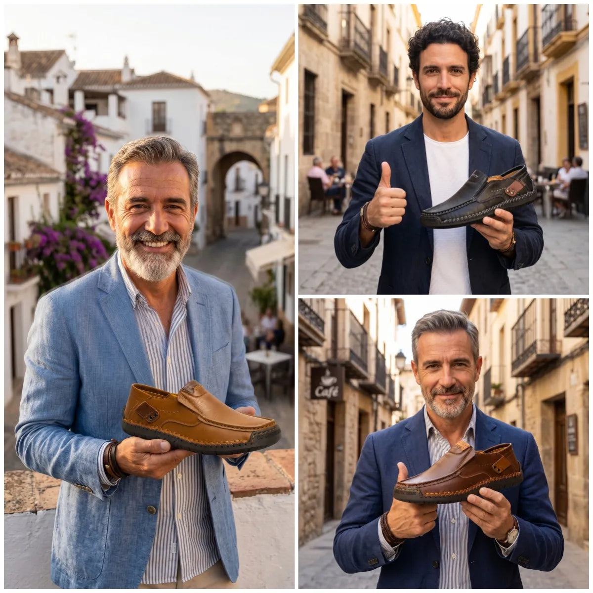 Mocasines de Cuero Premium - Comodidad y Estilo-Diseño ergonómico con soporte de arco, impermeables y antideslizantes. 🔥 ¡50% de descuento por tiempo limitado!
