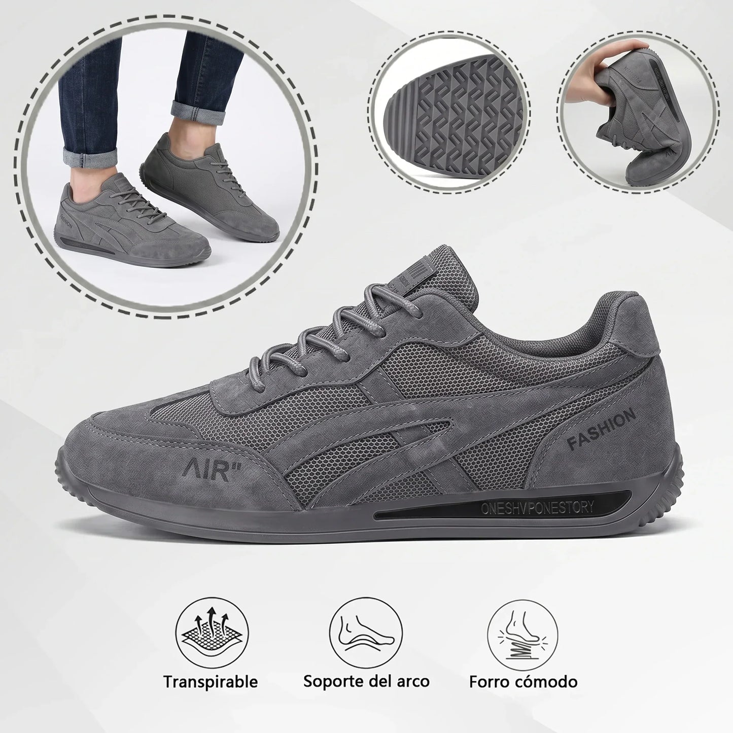 ¡Último día con un 50% de descuento! ⏰SANDBROVE® | Alivio del dolor de pies y la fascitis: calzado ortopédico cómodo y transpirable.