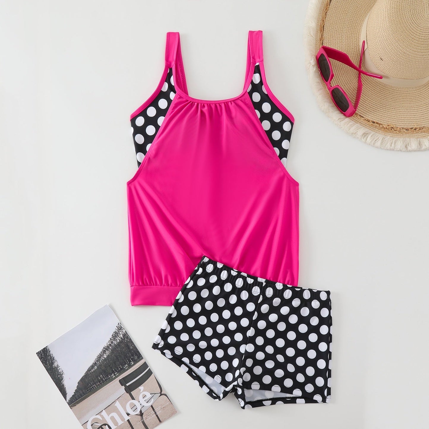 🏖️[S–3XL]👙 Dámske dvojdielne plavky s bodkami