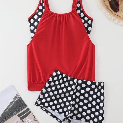 🏖️[S–3XL]👙 Dámske dvojdielne plavky s bodkami